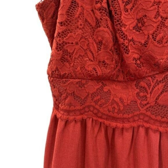 Torrid Babydoll Crinkle Gauze And Lace Tank Top - Picture 7 of 16